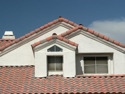 stucco house detail
